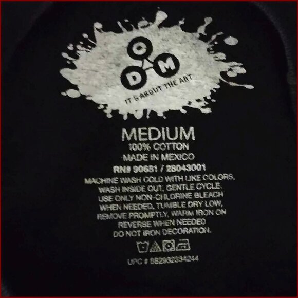 M- Mens  "Haters Gonna Hate" Abe Lincoln Black tee shirt - Picture 3 of 3